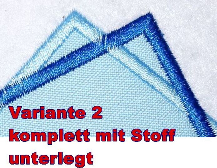 Stickdatei - Rechteck Buttons Rahmen mit doppeltem Rand in 14 Größen