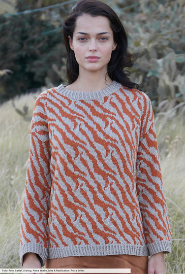 Pulli im Animalprint-Muster