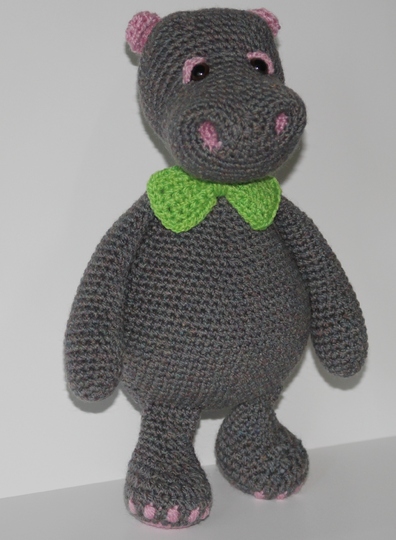 Häkelanleitung Nilpferd Nils