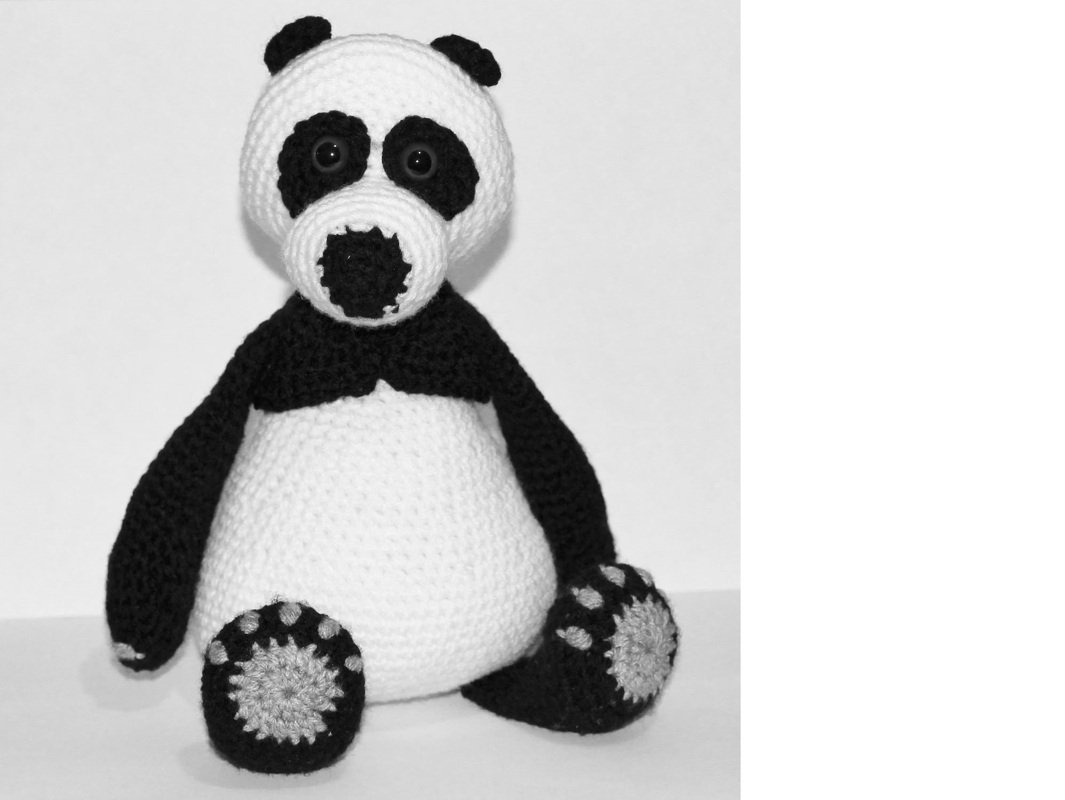 Häkelanleitung Pandabär