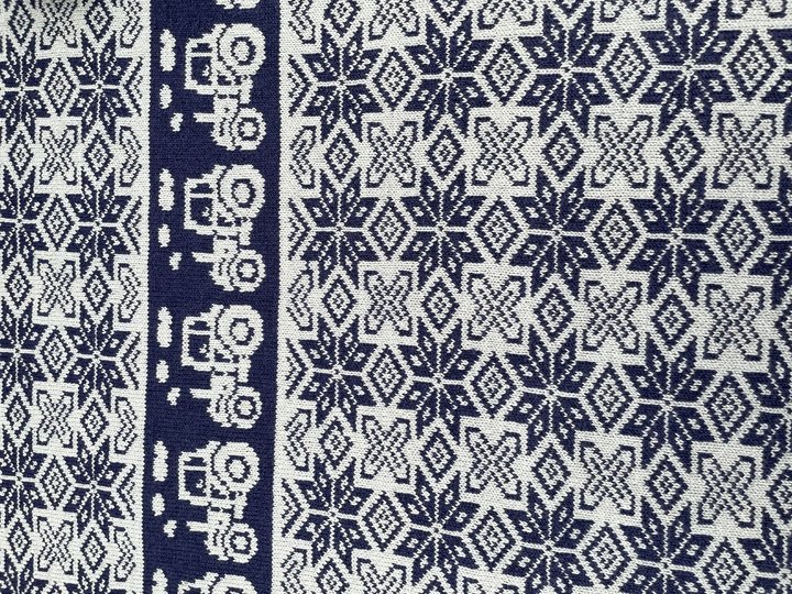 Babydecke Norway-Traktor Double Face