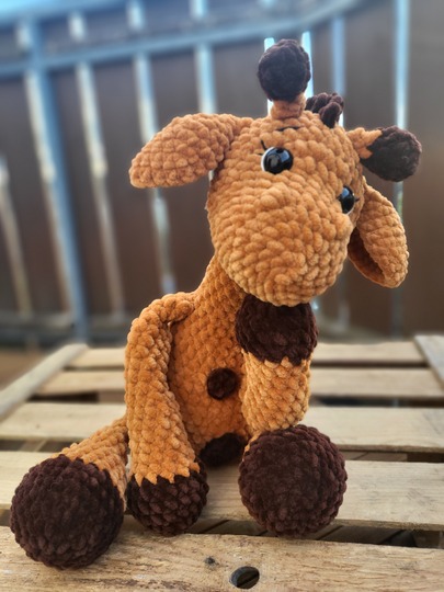 Häkelanleitung Giraffe ohne Nähen