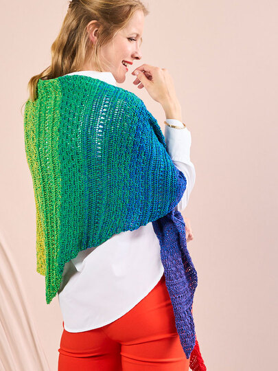 QUER GEHÄKELTES TUCH MIXERY