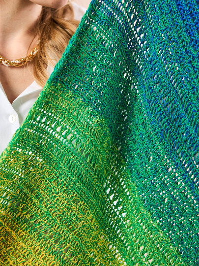 QUER GEHÄKELTES TUCH MIXERY