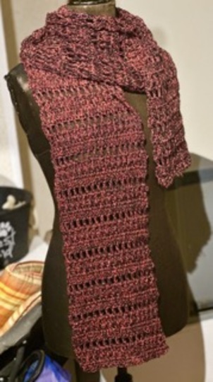 Häkelanleitung für den Schal „Zäunchen“