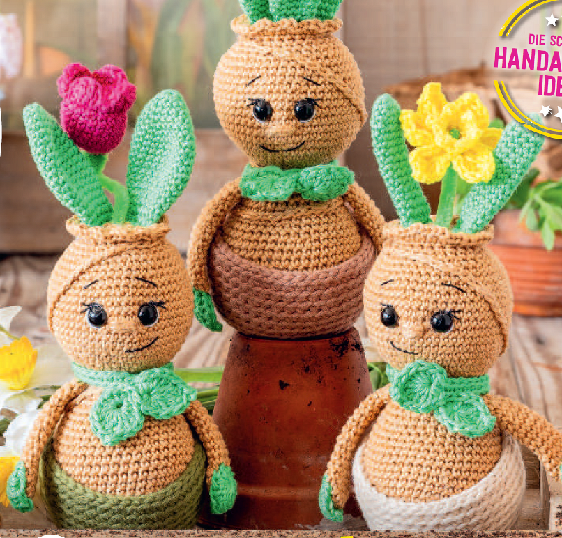 Fr&uuml;hjahrsbl&uuml;her im S&auml;ckchen h&auml;keln