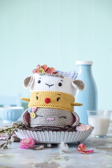 Tierische Dekok&ouml;rbchen H&auml;keln