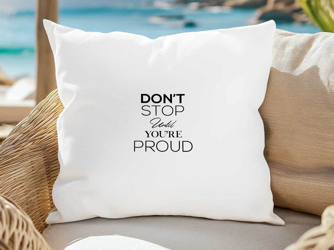 Plotterdatei EPS, PNG, DXF und SVG "DON´T STOP Until YOU´RE PROUD"