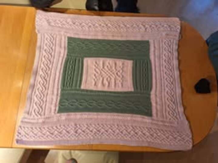 9 1/2-Monats-KAL Decke "Celtic-Love"