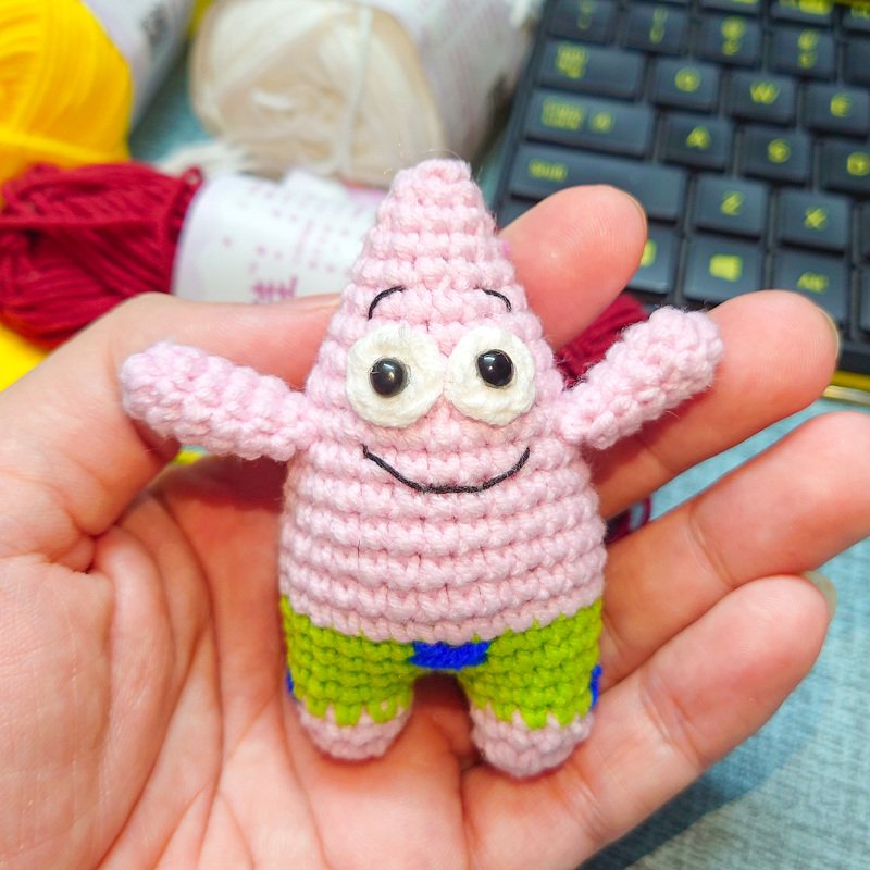 combo 4 keychain PDF pattern - amigurumi pattern 4 in 1 - Image 4