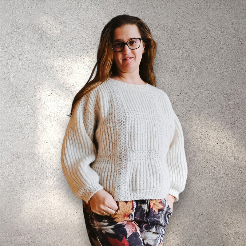 Strickanleitung für den Pullover "Hedera" mit Drop Shoulder - Bild 9