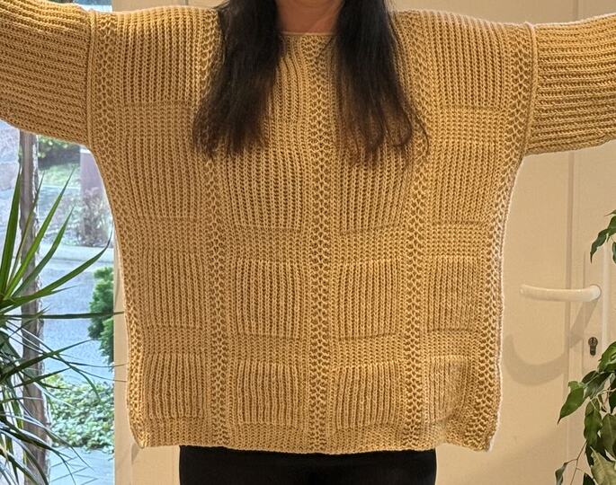Strickanleitung für den Pullover 
