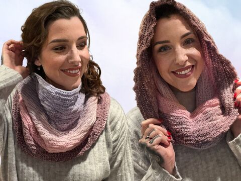 Häkelanleitung Loop "ZUCKERWATTE"