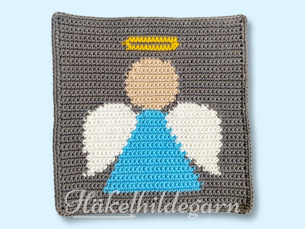 Crochet Pattern Angel in Square - Image 4