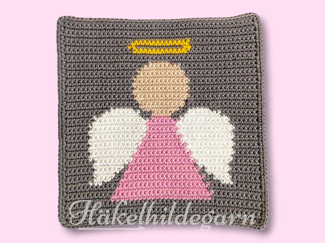 Crochet Pattern Angel in Square - Image 2
