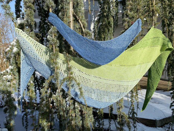 Paula & Paulinchen - gestricktes Tuch verschiedenen Größen - PDF Anleitung