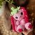 Crochet low sew strawberry bunny snuggler amigurumi pattern - ENG