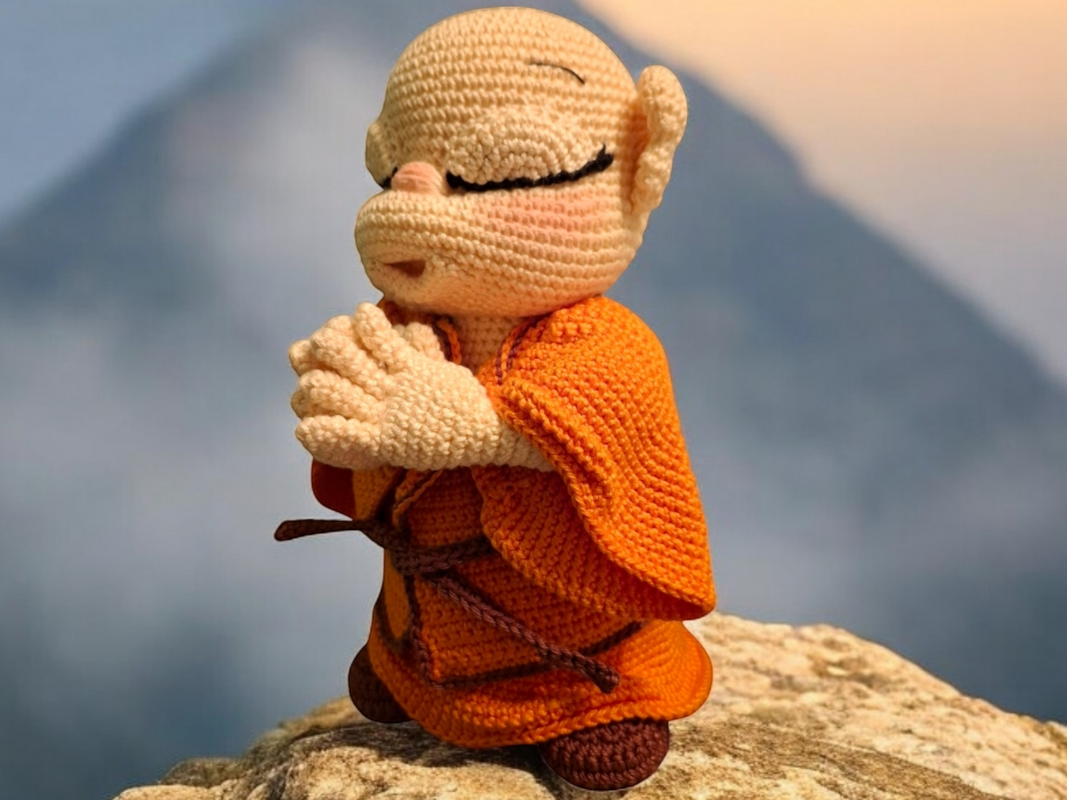 Häkelanleitung Yuki Der Shaolin Mönch / Buddha - Bild 3