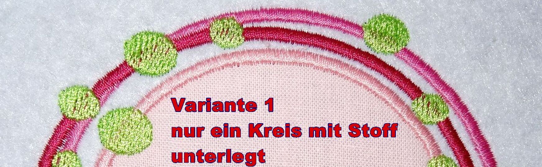 Stickdatei - Happy Birthday Kreis Button in 16  Größen Geburtstag