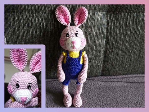 Häkelanleitung: Hase Judy Cottontail