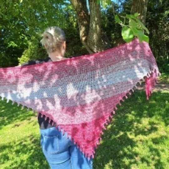 Häkelanleitung TUCH " für ANFÄNGER"