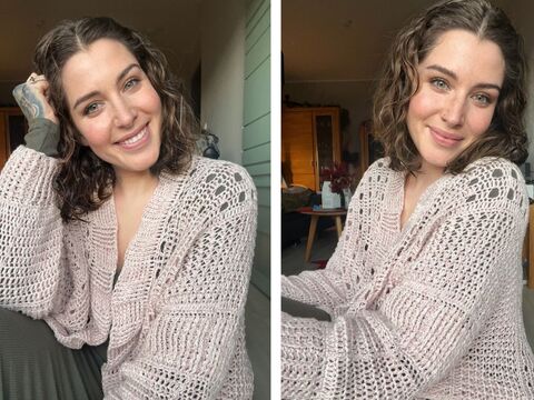 Häkelanleitung Cardigan - Jacke "SOFT ROSE"