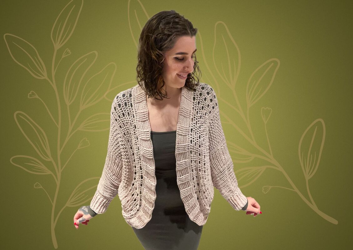 Häkelanleitung Cardigan - Jacke "SOFT ROSE" - Bild 6