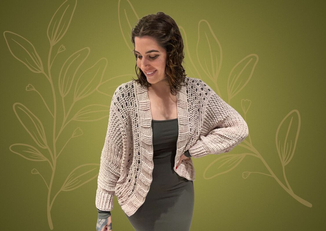 Häkelanleitung Cardigan - Jacke "SOFT ROSE" - Bild 7