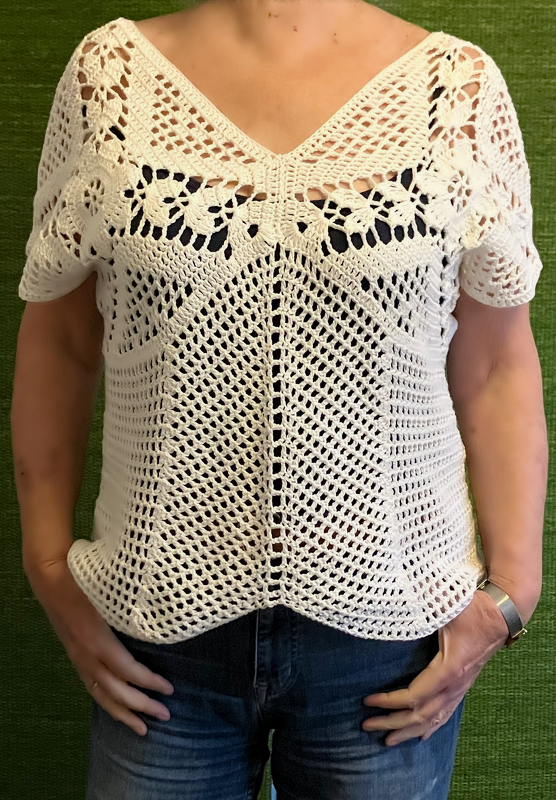 Vier-Granny-Top für den Sommer - Häkelanleitung - Bild 2