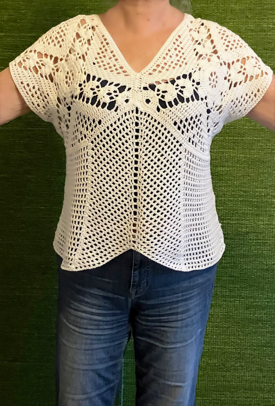 Vier-Granny-Top für den Sommer - Häkelanleitung - Bild 9