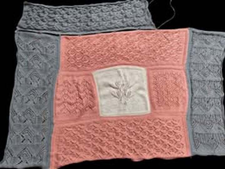 9 1/2 Monats-KAL Decke "Ajour d'amour"