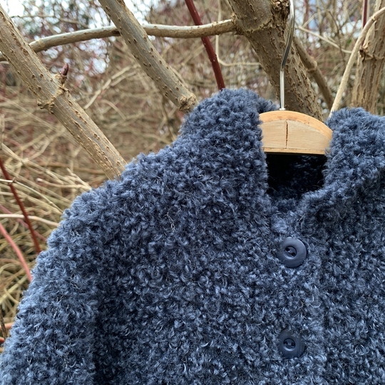 Strickanleitung Teddy-Kinderjacke Abby Gr. 68 - 98