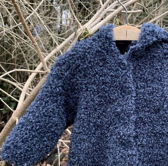 Strickanleitung Teddy-Kinderjacke Abby Gr. 68 - 98