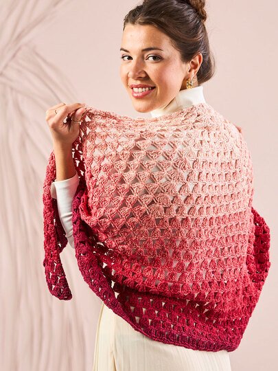 SCHULTERTUCH PRADY, gehäkelt