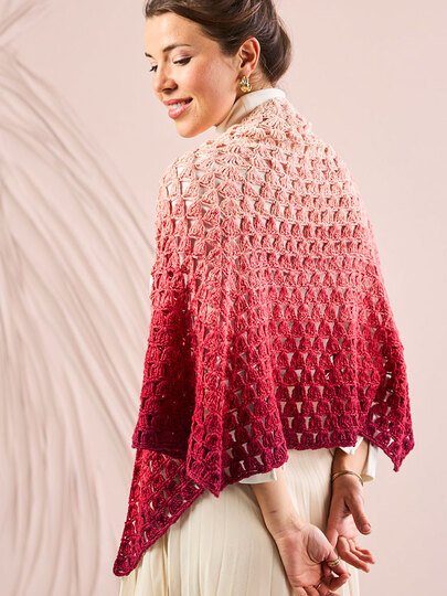 SCHULTERTUCH PRADY, gehäkelt