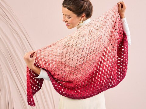 SCHULTERTUCH PRADY, gehäkelt