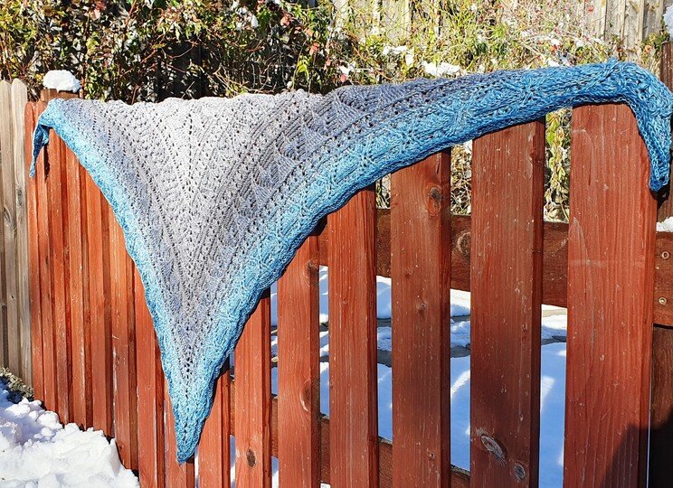 Häkelanleitung Dreieckstuch "Aiolos"