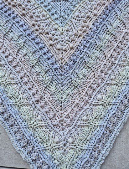 Häkelanleitung Dreieckstuch "Aiolos"