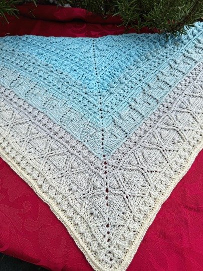 Häkelanleitung Dreieckstuch "Aiolos"