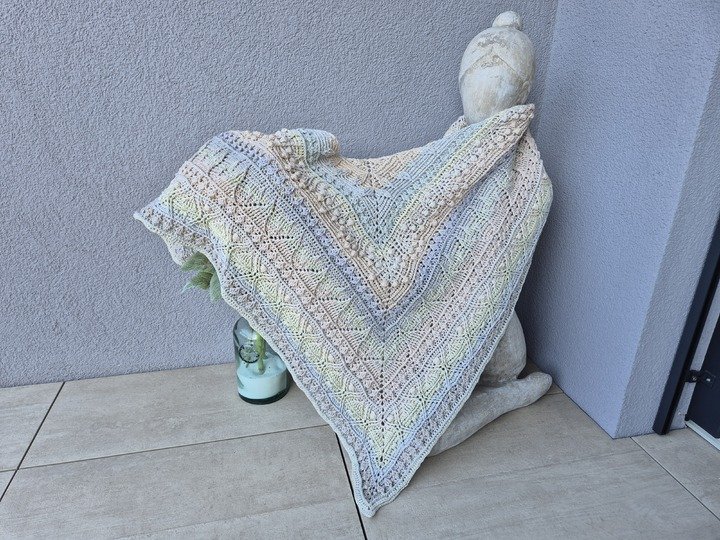 Häkelanleitung Dreieckstuch "Aiolos"