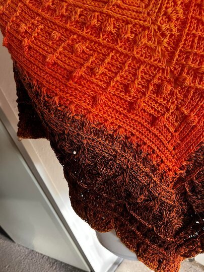 Häkelanleitung Dreieckstuch "Aiolos"