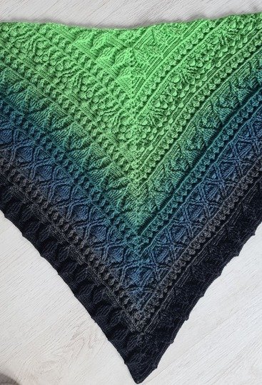 Häkelanleitung Dreieckstuch "Aiolos"