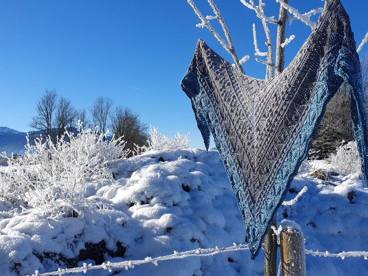 Häkelanleitung Dreieckstuch "Aiolos"