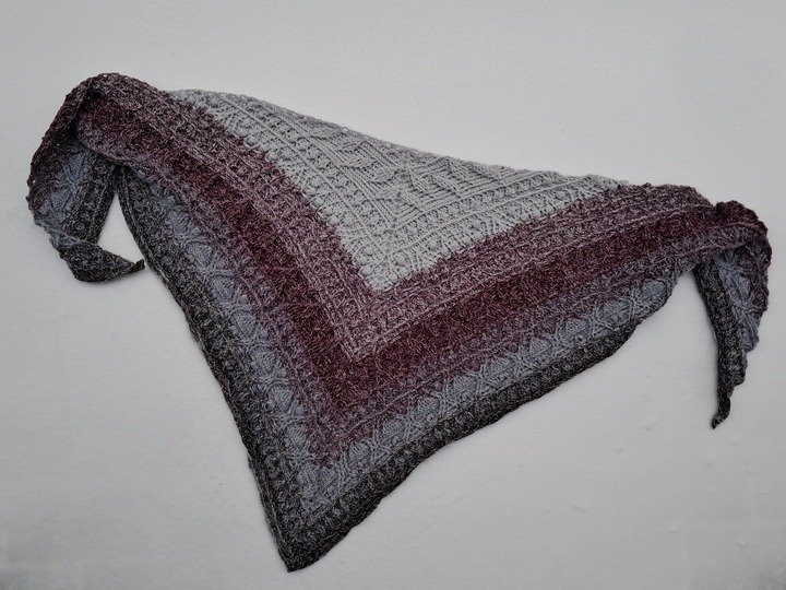 Häkelanleitung Dreieckstuch "Aiolos"