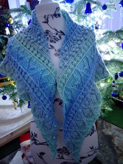 Häkelanleitung Dreieckstuch "Aiolos"