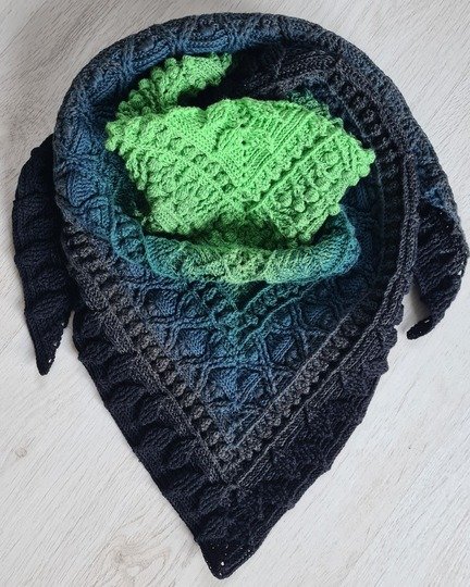 Häkelanleitung Dreieckstuch "Aiolos"