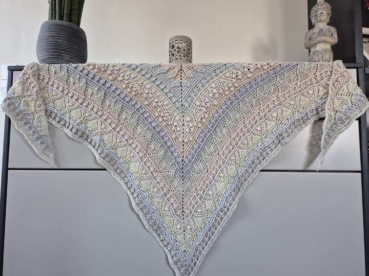 Häkelanleitung Dreieckstuch "Aiolos"