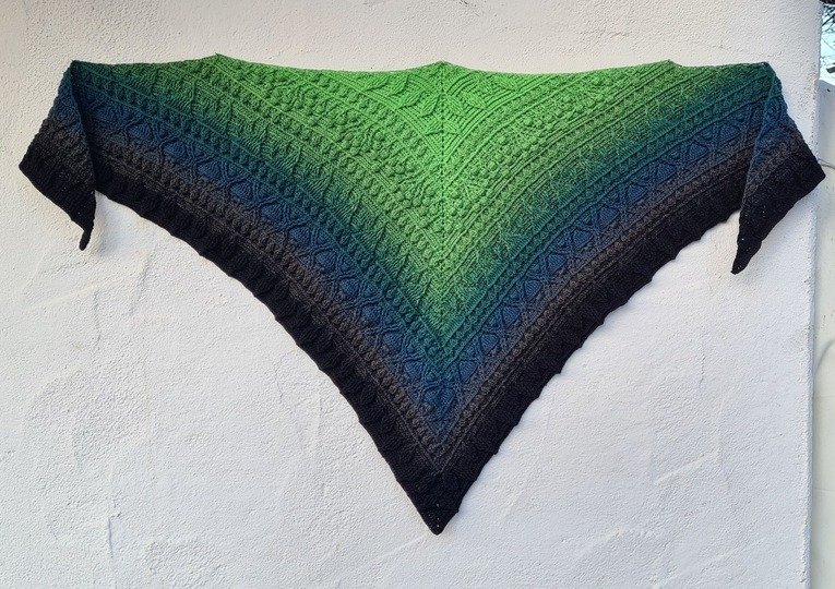 Häkelanleitung Dreieckstuch "Aiolos"