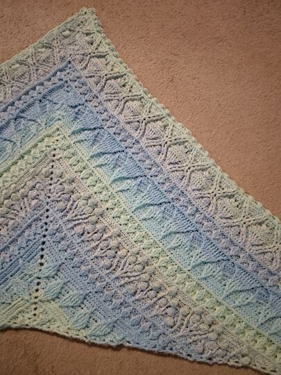 Häkelanleitung Dreieckstuch "Aiolos"