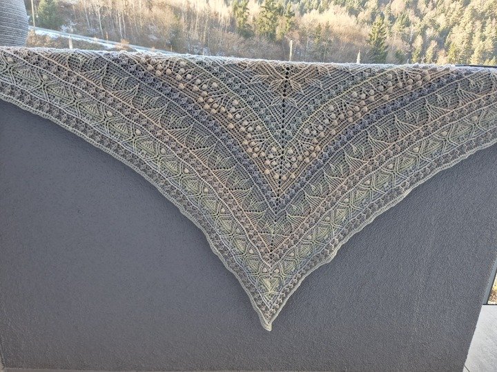 Häkelanleitung Dreieckstuch "Aiolos"